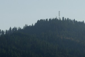 A mountain-top wireless Internet transmitter tower is shown near Plummer, Idaho. (AP Photo/Ted S. Warren)